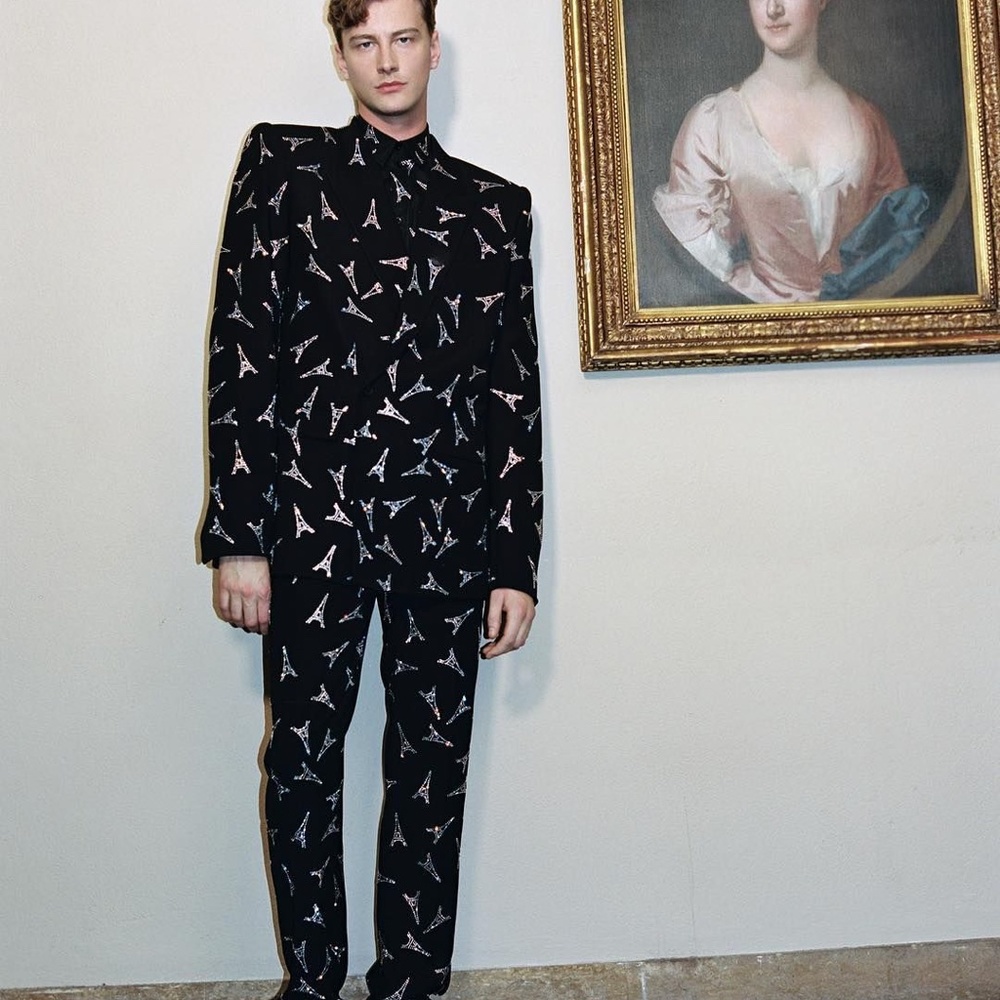 Balenciaga Eiffel Tower 80s shoulder jacket - Picture 16 of 16